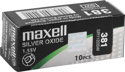 Produktbild von MAXELL Knopfzellen, 0% Quecksilber, VE 10 Stk 301 - 399