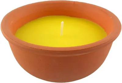 Produktbild von Kerze Citronella, Repellent, Terrakotta, 220 g, 60x150 mm