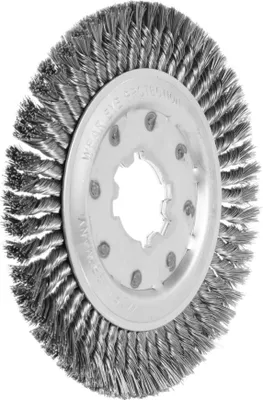 Immagine prodotto di Lessmann Spazzola circolare a fila singola, intrecciata Filo di acciaio 0,50 mm, ⌀ spazzola x larghezza di copertura: 250X15 mm
