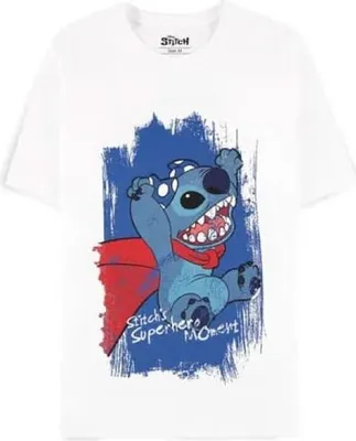 Zdjęcie produktu dla Lilo & Stitch - Koszulka z krótkim rękawem z superbohaterem