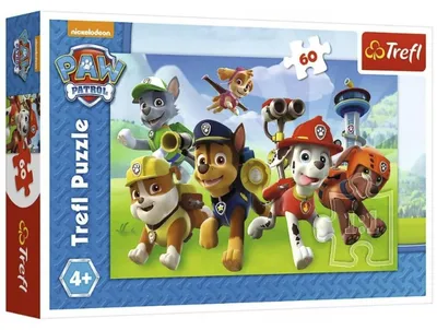 Image de Puzzle Paw Patrol / Paw Patrol Ready for action 33x22cm 60 pièces