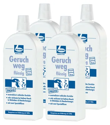 Produktbild von Dr. Becher Geruch weg 500ml neutralisiert unangenehme Gerüche (4er Pack)