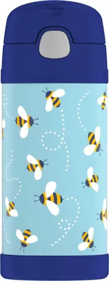 Produktbild von THERMOS FUNTAINER STRAW BOTTLE 0,35 l Trinkflasche – Vorteilsset mit Reinigungsbürste CLEAN FIX 30 cm