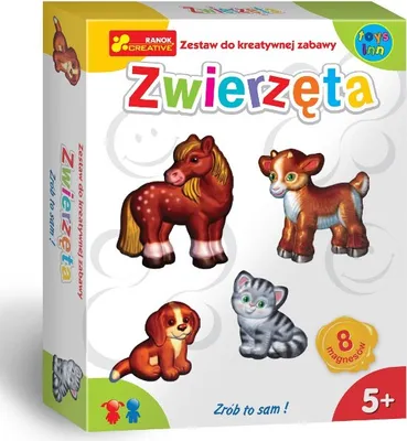 Obrázok produktu pre Gipsowe magnesy Zwierzęta