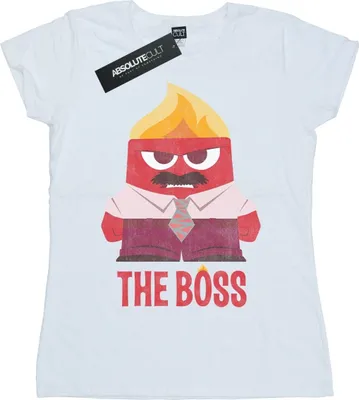 Produktbild von Disney - "Inside Out Anger The Boss" T-Shirt für Damen BI36445 (M) (Weiß)