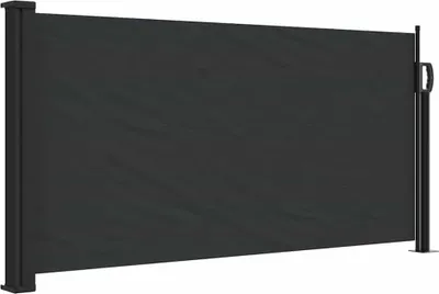 Produktbild von vidaXL Seitenmarkise Ausziehbar Schwarz 100x300 cm