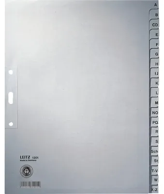 Produktbild von Leitz Register A-Z, Papier