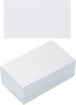 Immagine prodotto di 100 carte di carta bianche - Carte creative - Carte per giochi di memoria - Memory - bianche - Carte vuote fai da te - Giocattoli creativi