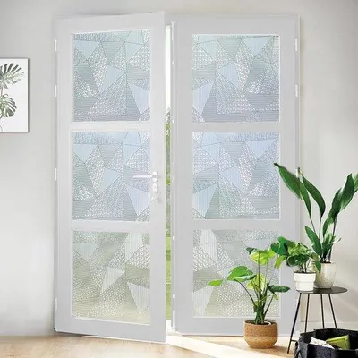 Productafbeelding van Famanu raamfolie, decoratief folie, privacyfolie, ondoorzichtig - 45x300 cm