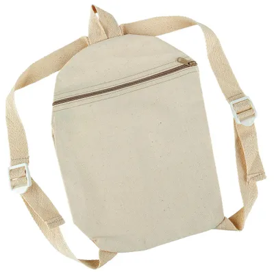 Produktbild von Kinderrucksack Natur blanko zum Bemalen und Gestalten
