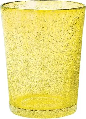 Produktbild von Packung mit 6 gelben Jade-Glas-Erfrischungsgetränkegläsern, 46 cl