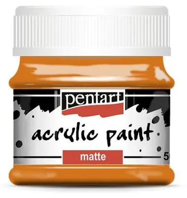Produktbild von PENTART Acrylfarbe, matt, 50 ml, ORANGE
