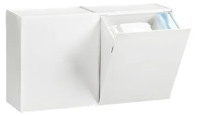 Productafbeelding van Wandopbergbox met Flipdeksel voor Ruimtebesparing en Grote Capaciteit