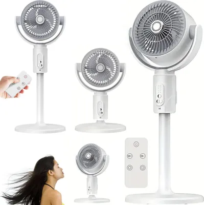 Immagine prodotto di Ventilatore da pavimento a piantana Telecomando 3D Oscillazione Aromaterapia 3in1