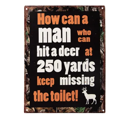 Produktbild von Clayre & Eef Textschild 25x33 cm Schwarz Eisen