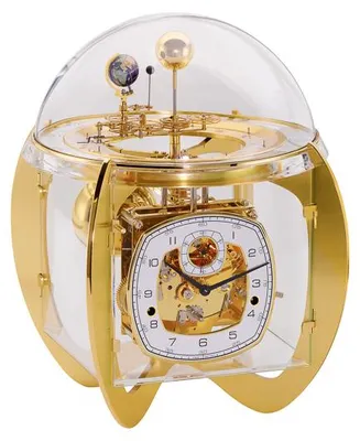 Hermle Tellurium IV 23002-000352 Messing – mechanische astronomische Tischuhr