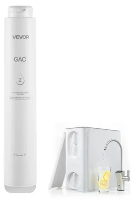 Produktbild von VEVOR GAC Aktivkohle Ersatzkartusche für Umkehrosmoseanlage RO-Systeme 5 μm, Einfacher Austausch Innerhalb von 12 Monaten, für Untertisch-Umkehrosmoseanlage SS-201/SS-202/SS-203/SS-204/SS-205/SS-206