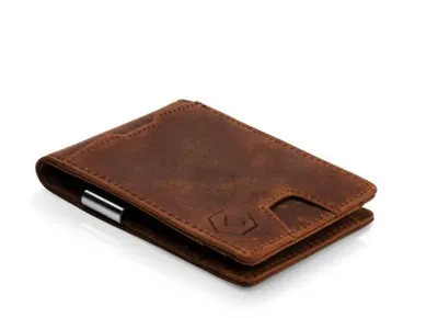 Obrázok produktu pre Wallet Lux Pánska kožená peňaženka | Tenká peňaženka s technológiou blokovania RFID – elegantná a ľahká peňaženka, ideálna ako darček