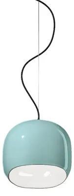Produktbild von Aufhängung Kleine Vintage Deko Ayrton Keramik Licht Blau 1 Licht E27