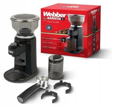 Produktbild von Elektrische Kaffeemühle Webber CG6 25 Einstellungen V-Cone Tech PRO