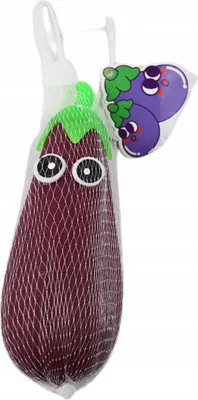 Zdjęcie produktu dla Gniotek Sensoryczny Antystresowa Zabawka Squishy Dla Dzieci Bakłażan