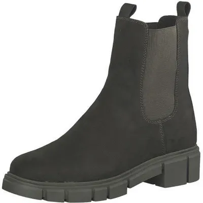Produktbild von MARCO TOZZI Damen Stiefelette Chelsea Boot Profilsohle Stretch 2-25417-41, Größe:37 EU, Farbe:Grün
