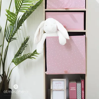 Obrázok produktu pre Textilný kôš na hračky Pink Stars