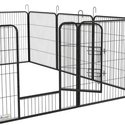 Immagine prodotto di Recinti per animali - Recinti per cani - Recinti per conigli - Recinti per roditori - Recinti per animali domestici - Design modulare in acciaio