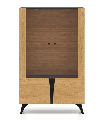 Produktbild von Glasvitrine TOSCANIA 03 breite viertürige Glasvitrine Wohnzimmer Schlafzimmer