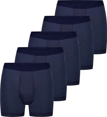 Produktbild von ESGE 5er Pack - Feinripp Ringel Retro Short / Pant Sportliche Wäsche für den Alltag, Feinripp Pant mit Eingriff, Pflegeleicht, formbeständig und strapazierfähig