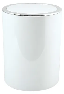 Image de Poubelle Kamaka 6l Sdb Blanc - Msv