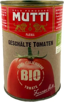 Obrázok produktu pre Mutti Organic Pelati, lúpané paradajky 400g