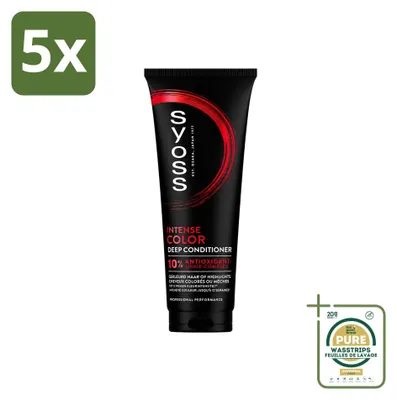 Image de 5 x Après-shampooing intense pour cheveux colorés Syoss - 250 ml - Pack économique - 5 pièces