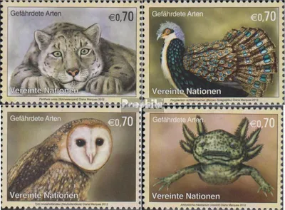 Produktbild von Briefmarken UNO - Wien 2012 Mi 749-752 (kompl.Ausg.) postfrisch Tiere