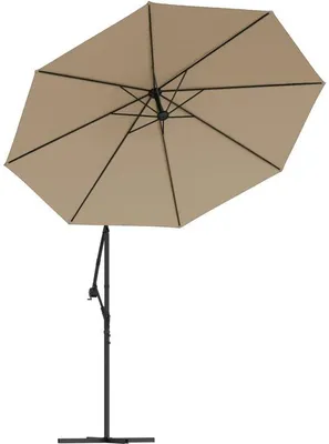 Obrázek produktu pro Parasolová plachta 350 cm, taupe, odolná proti UV záření