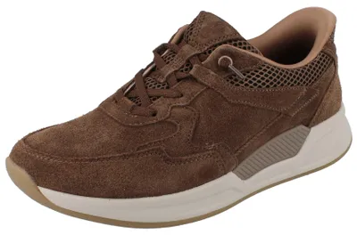 Zdjęcie produktu dla Gabor ROLLINGSOFT - damskie buty sportowe, sznurowane, półbuty, kolor brązowy, nowe