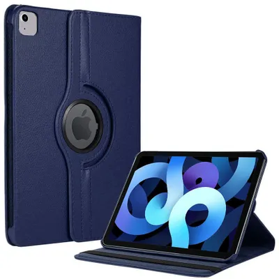 Image de Coque pour iPad Air 11 Pouces (M4/M3/M2) / iPad Air 4/5 10,9 Pouces, Rotatif 360° Multi-Angle Bleu Marine