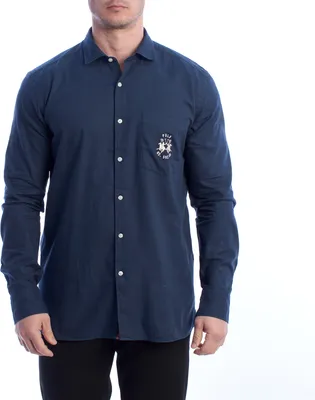 Produktbild von La Martina Oxford Langarmhemd YMC008-OX077 Herren
