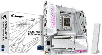 Zdjęcie produktu dla Gigabyte B860M A ELT WF6E ICE        (B860,S1851,mATX,DDR5