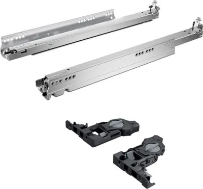 Produktbild von Hettich Vollauszug Actro 5D Vollauszugt Silent System für Holzschubkästen 450mm (9318286)