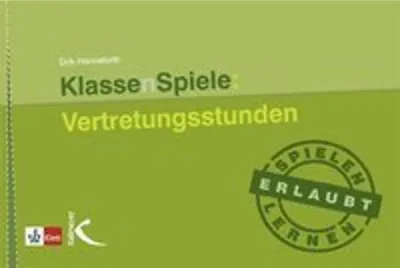 Obrázek produktu pro KlassenSpiele: Vertretungsstunden