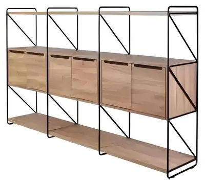 Immagine prodotto di Armadio da studio Libreria in legno Armadio da ufficio Scaffale moderno