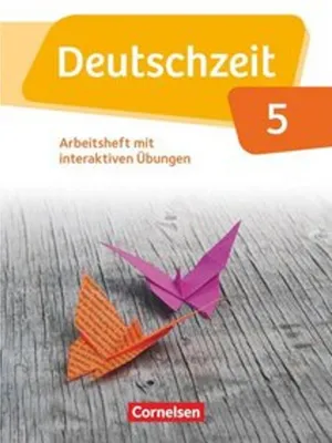 Produktbild von Deutschzeit 5. Schuljahr. Arbeitsheft mit Lösungen und interaktiven Übungen auf scook.de