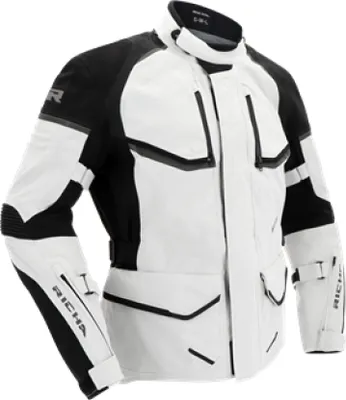 Produktbild von Richa Atlantic 2 Gore-Tex wasserdichte Motorrad Textiljacke, hellgrau/schwarz, L