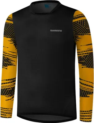 Produktbild von Shimano MYOKO L.S.  Long Sleeve Jersey, Mustard Yellow
