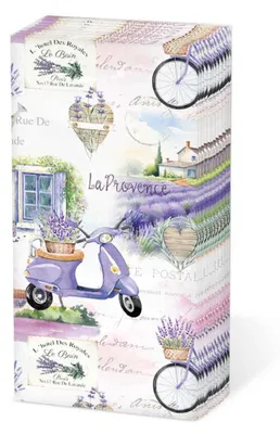 Imagen del producto de Ambiente La Provence, pañuelos de papel, 10 unidades, 21,5 x 22 cm