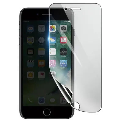 Zdjęcie produktu dla 3mk, odporny na uderzenia i zarysowania hydrożelowy ochraniacz ekranu dla Apple iPhone 7 Plus, przezroczysty