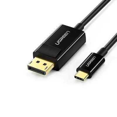 Obrázok produktu pre UGREEN kábel USB-C na DisplayPort, 1,5 m - čierny