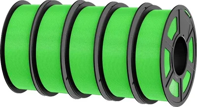 Obrázek produktu pro filament pro 3D tiskárny, materiál PLA, kompatibilní s tiskárnami FDM, PLAplus 2.0 green