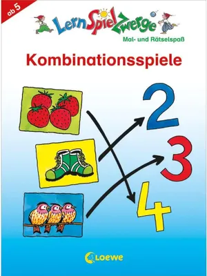 Produktbild von Kombinationsspiele/mal-/raetselblock